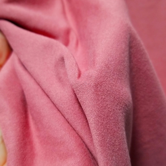 Derek Heart Off Shoulder Short Dress, Dusty Rose Size Small - Picture 8 of 9